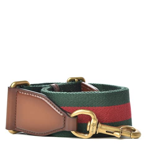 gucci red and green strap|genuine gucci straps.